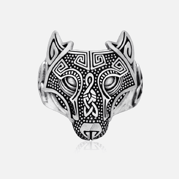 Wolf Viking Ring - Viking Jewelry - Urcsilver