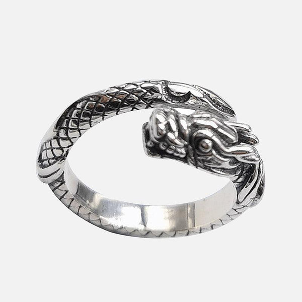 Viking Sea Dragon Ring - Viking Jewelry - Urcsilver