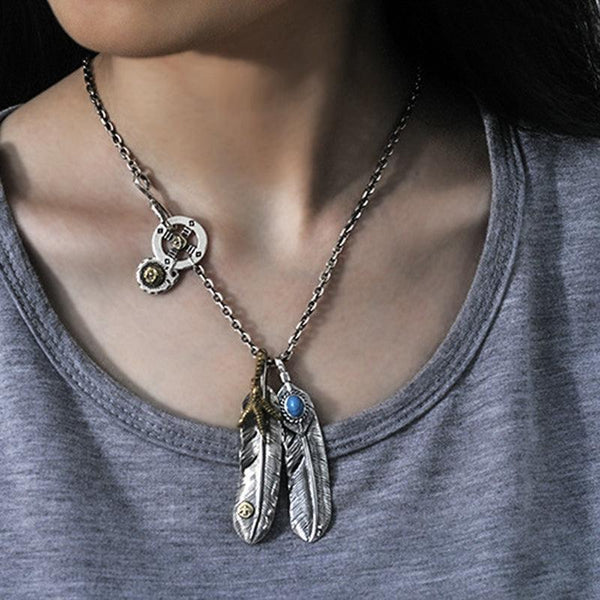 Cross Roulette Necklace - Viking Jewelry - Urcsilver
