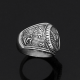 Raven Viking Ring - Viking Jewelry - Urcsilver