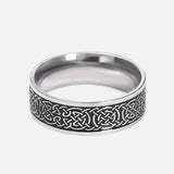 Solomon's Knot Silver Ring - Viking Jewelry - Urcsilver
