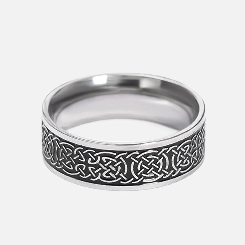 Solomon's Knot Silver Ring - Viking Jewelry - Urcsilver