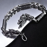 Dragon Scale Bracelet - Viking Jewelry - Urcsilver