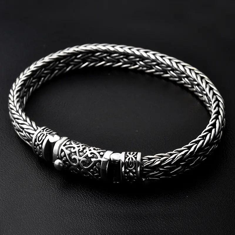 Hand Braided Bracelet - Viking Jewelry - Urcsilver