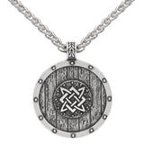 VIKING SHIELD NECKLACE - Viking Jewelry - Urcsilver