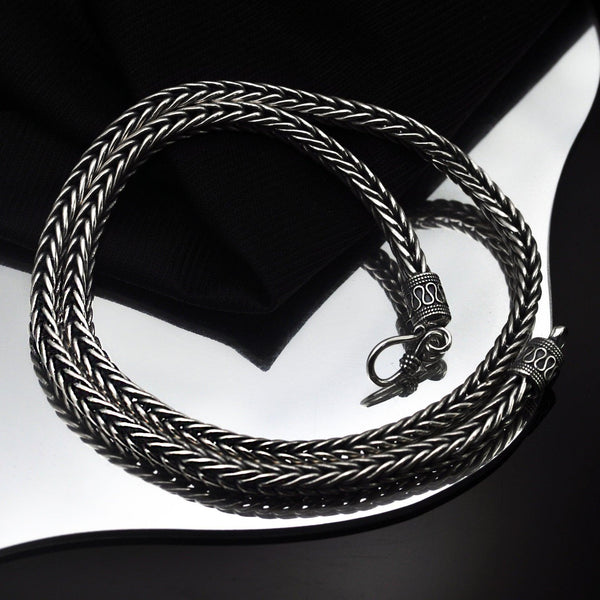 Byzantine Silver Necklace - Viking Jewelry - Urcsilver