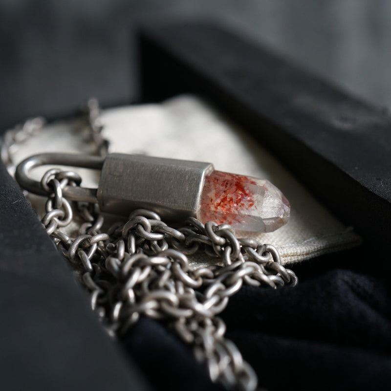 Crystal Rough Necklace - Viking Jewelry - Urcsilver