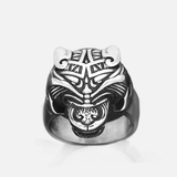 Fenrir Wolf Ring - Viking Jewelry - Urcsilver