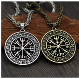 Viking Necklace - Compass - Viking Jewelry - Urcsilver
