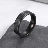 Roman Numeral Stainless Steel Ring - Viking Jewelry - Urcsilver